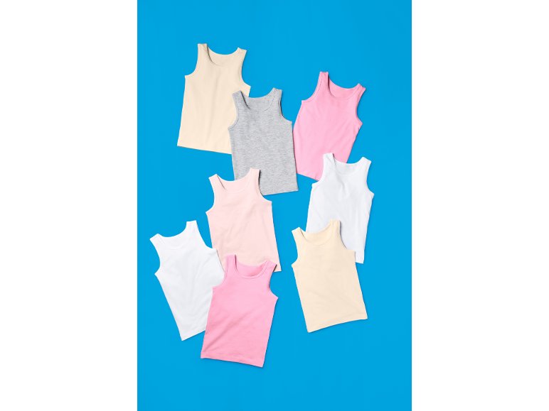 Canotta da bambina, 8 pezzi