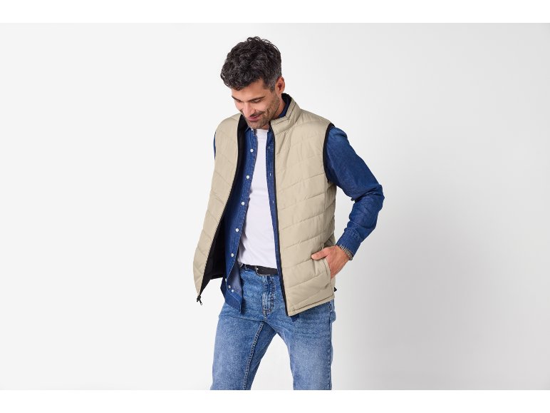 Gilet revesibile da uomo