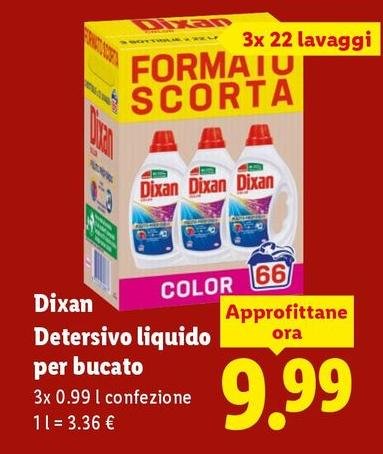 Dixan - Detersivo Liquido Per Bucato