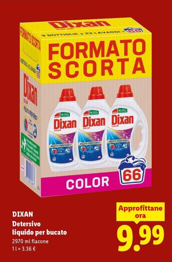 Dixan - Detersivo Liquido Per Bucato