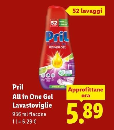 Pril - All In One Gel Lavastoviglie