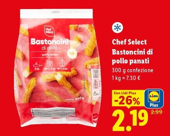 Chef Select - Bastoncini Di Pollo Panati