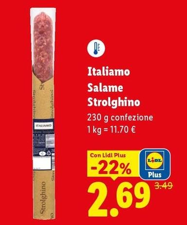 Italiamo - Salame Strolghino
