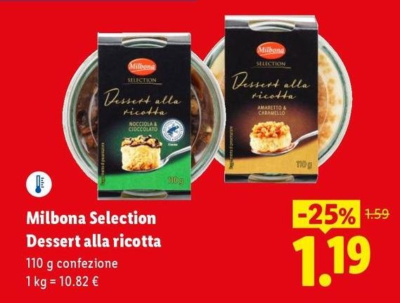 Milbona - Selection Dessert Alla Ricotta