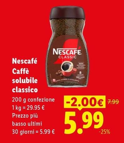 Nescafé - Caffè Solubile Classico