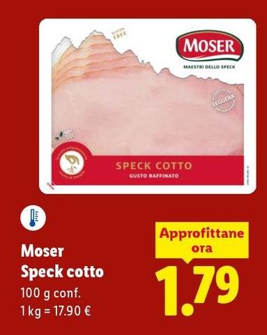 Moser - Speck Cotto