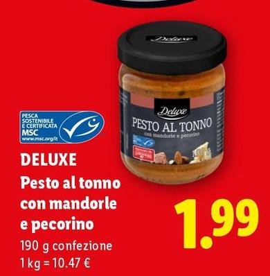 Deluxe - Pesto Al Tonno Con Mandorle E Pecorino