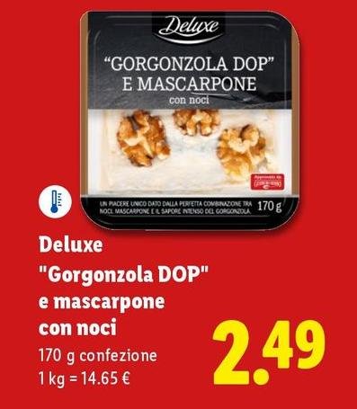 Deluxe - "Gorgonzola DOP" E Mascarpone Con Noci