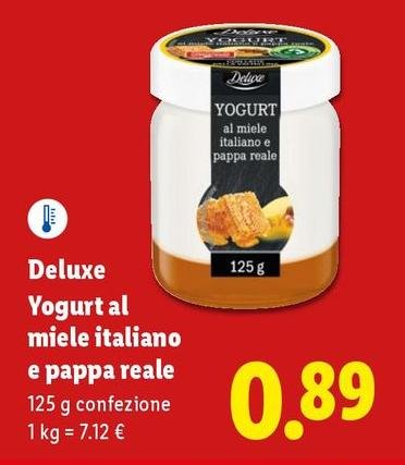 Deluxe - Yogurt Al Miele Italiano E Pappa Reale