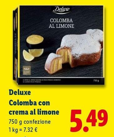 Deluxe - Colomba Con Crema Al Limone