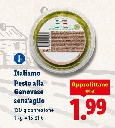 Italiamo - Pesto Alla Genovese Senz'aglio