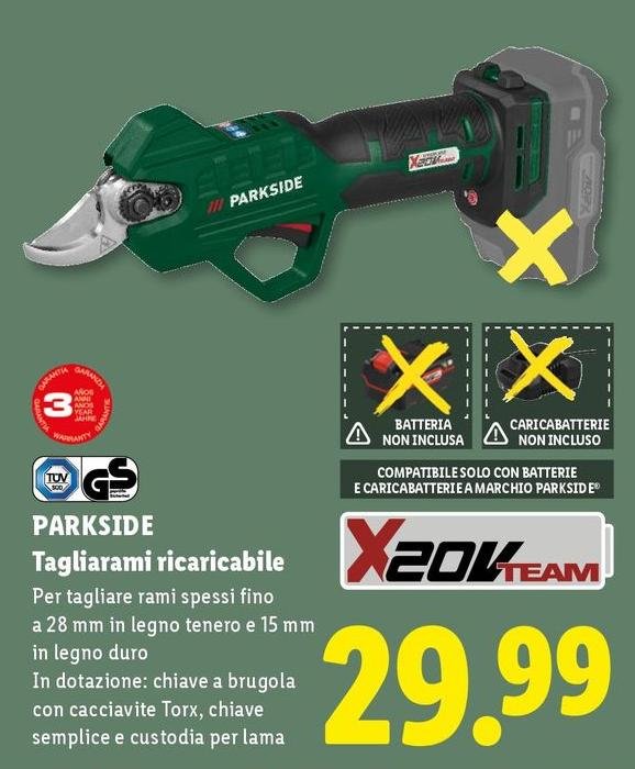 Parkside - Tagliariami Ricaricabile