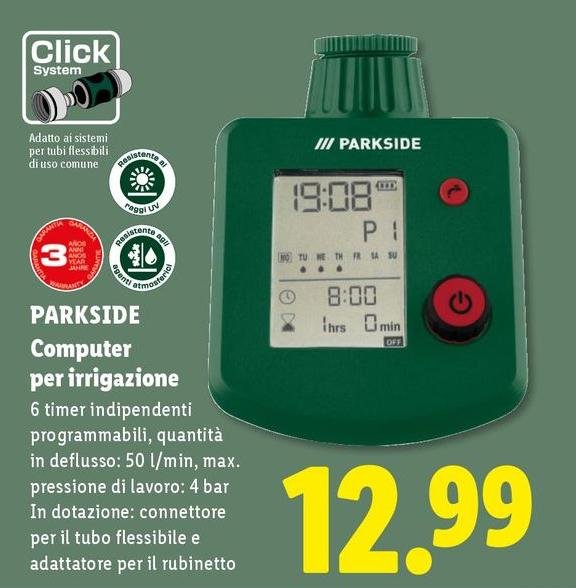 Parkside - Computer Per Irrigazione