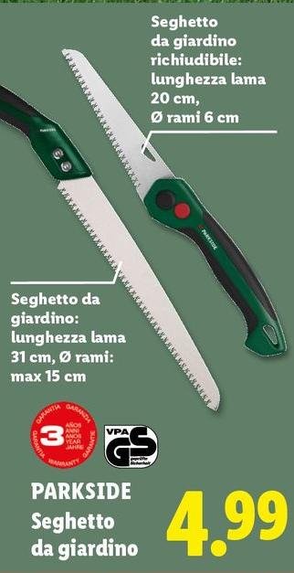 Parkside - Seghetto Da Giardino