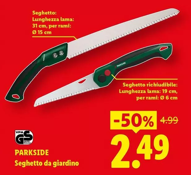 Parkside - Seghetto Da Giardino