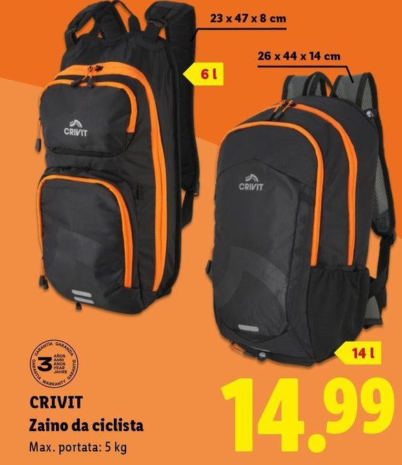 Crivit - Zaino Da Ciclista