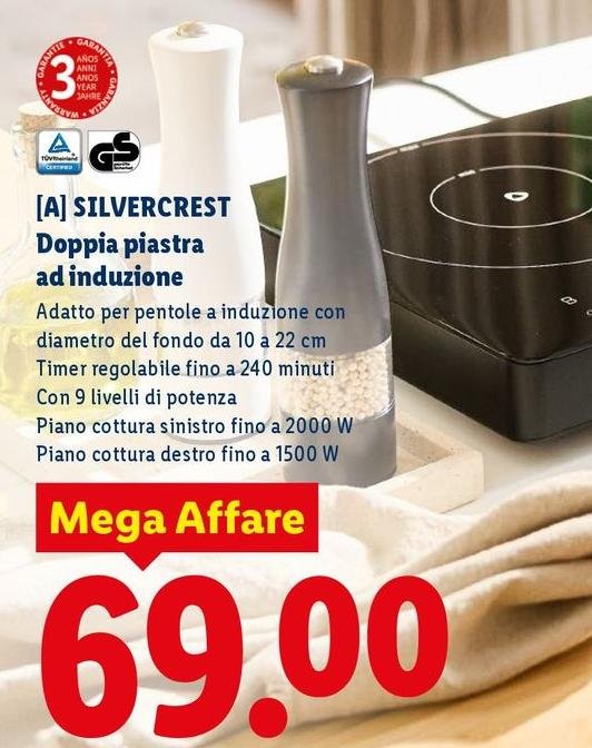 Silvercrest - Doppia Piastra Ad Induzione