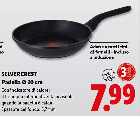 Silvercrest - Padella Ø 20 Cm