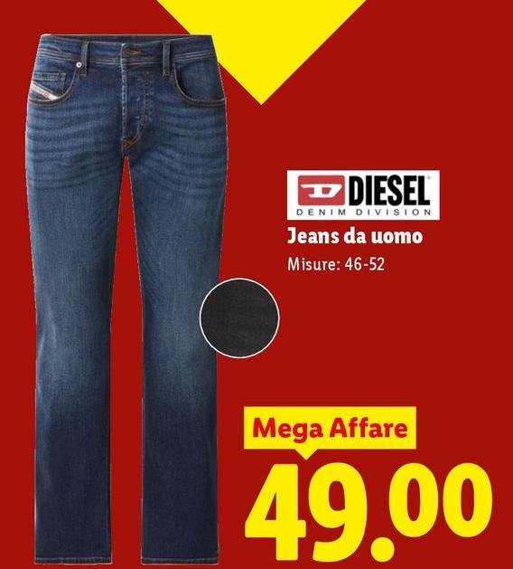 Diesel Denim Division- Jeans Da Uomo