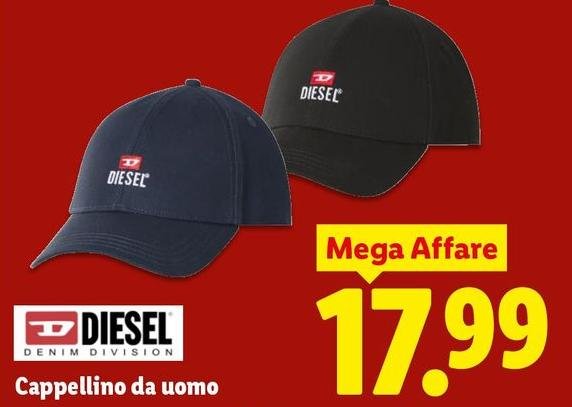 Diesel Denim Division - Cappellino Da Uomo