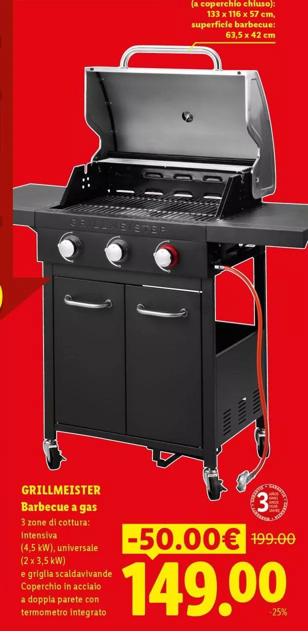 Grillmeister - Barbecue A Gas