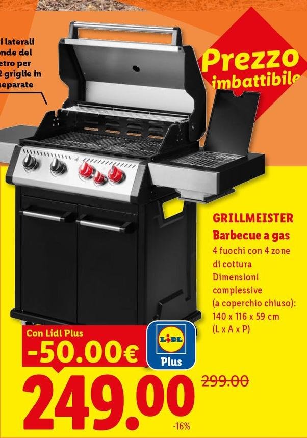 Grillmeister - Barbecue A Gas