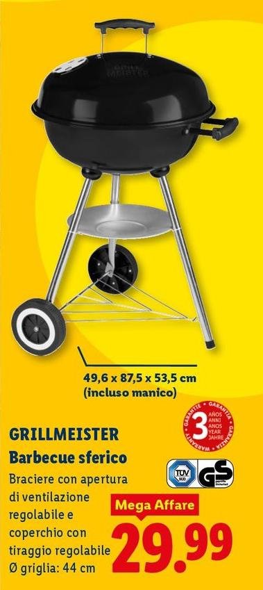 Grillmeister - Barbecue Sferico