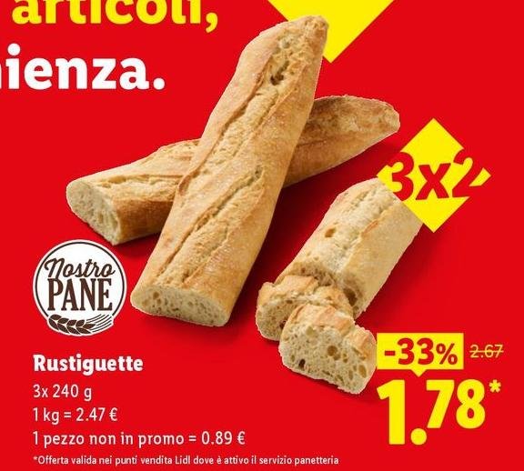 Nostra Pane - Rustiguette