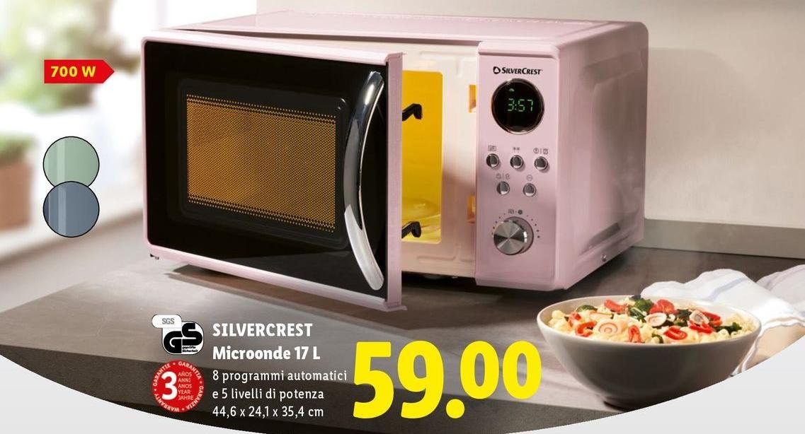 Silvercrest - Microonde 17 L