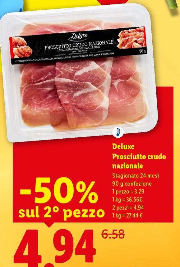 Deluxe - Prosciutto Crudo Nazionale