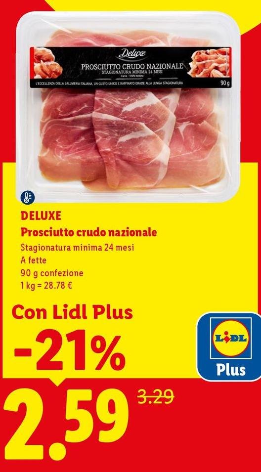 Deluxe - Prosciutto Crudo Nazionale