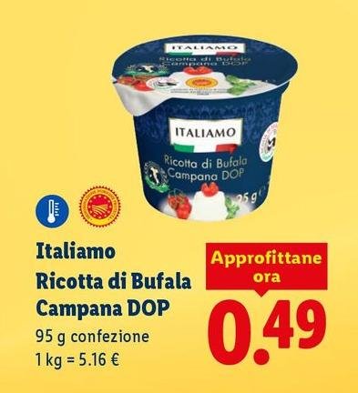 Italiamo - Ricotta Di Bufala Campana DOP