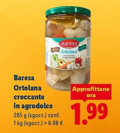 Baresa - Ortolana Croccante In Agrodolce
