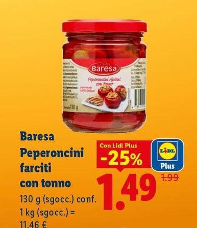 Baresa - Peperoncini Farciti Con Tonno