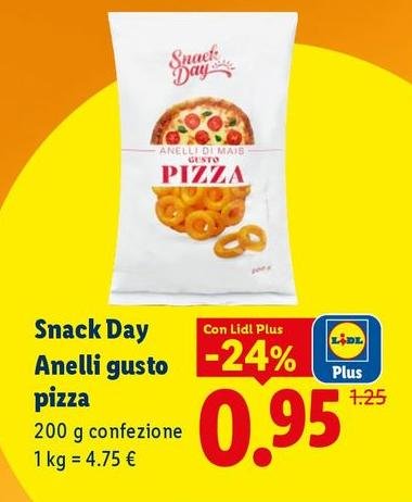 Snack Day - Anelli Gusto Pizza