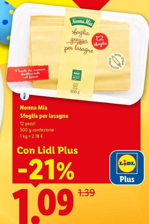 Nonna Mia - Sfoglia Per Lasagne