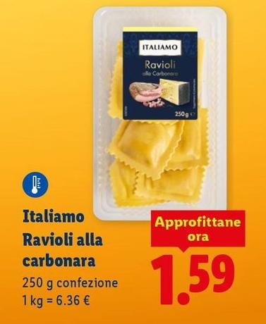 Italiamo - Ravioli Alla Carbonara