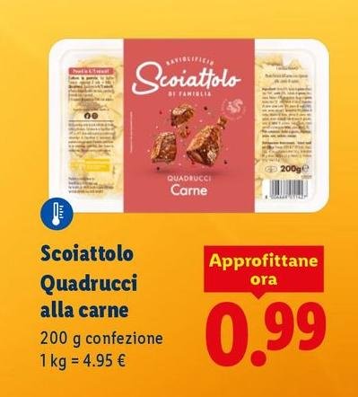 Scoiattolo - Quadrucci Alla Carne