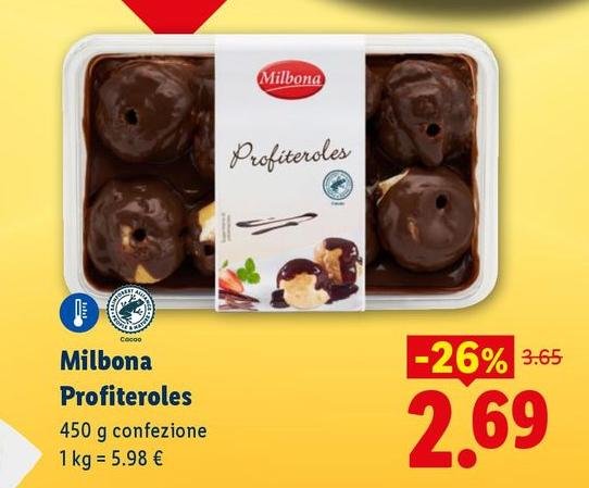 Milbona - Profiteroles
