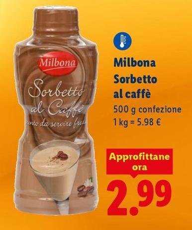 Milbona - Sorbetto Al Caffe