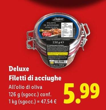 Deluxe - Filetti Di Acciughe