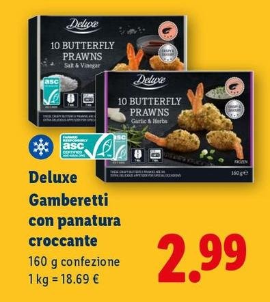 Deluxe - Gamberetti Con Panatura Croccante