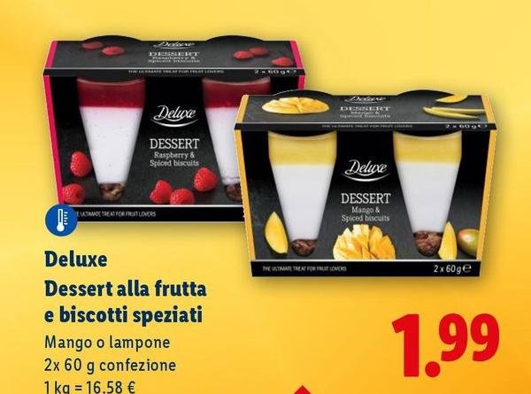 Deluxe - Dessert Alla Frutta E Biscotti Speziati