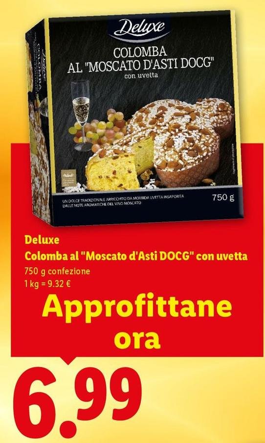 Deluxe - Colomba Al Moscato D'Asti DOCG