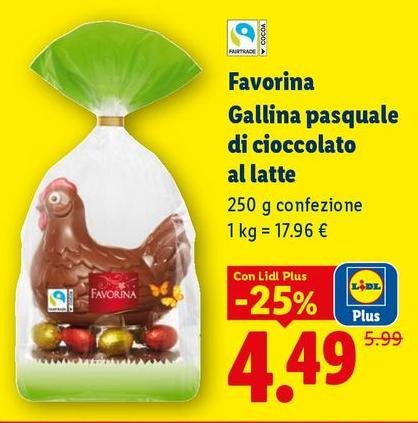 Favorina - Gallina Pasquale Di Cioccolatto Al Latte