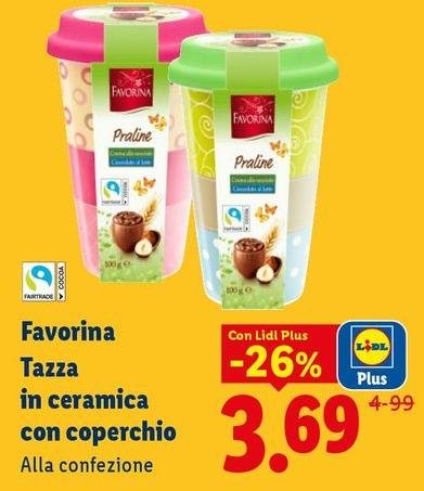 Favorina - Tazza In Ceramica Con Coperchio