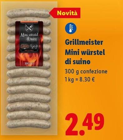 Grillmeister - Mini Würstel Di Suino
