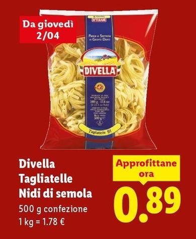 Divella - Tagliatelle Nidi Di Semola