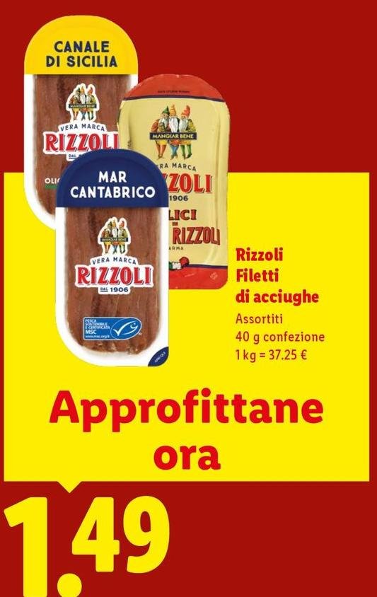 Rizzoli - Filetti Di Acciughe