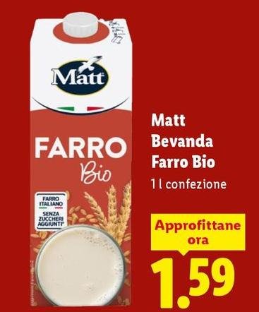 Matt - Bevanda Farro Bio